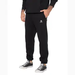 CONVERSE - Pantalón Basic Hombre Negro