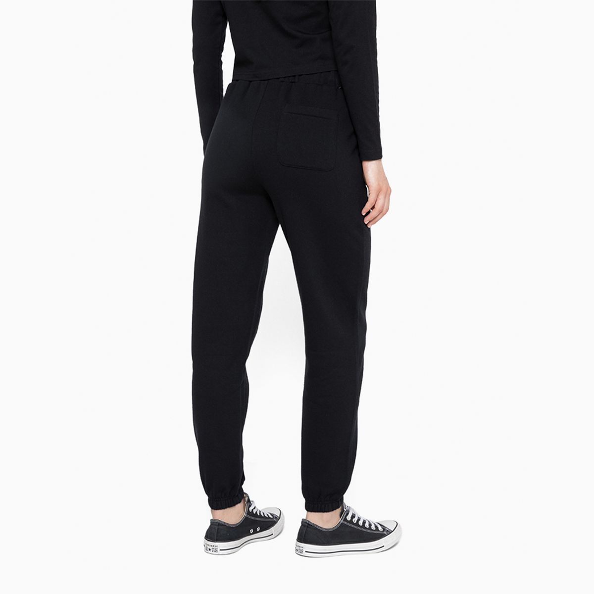CONVERSE - Pantalón Converse Basic Mujer Negro