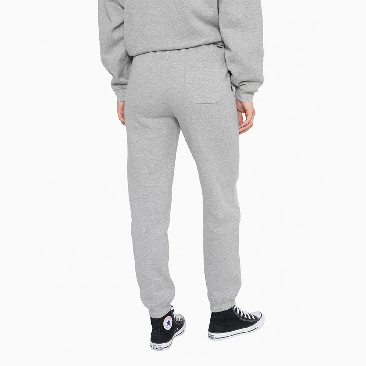 CONVERSE - Pantalón Converse Basic Mujer Gris