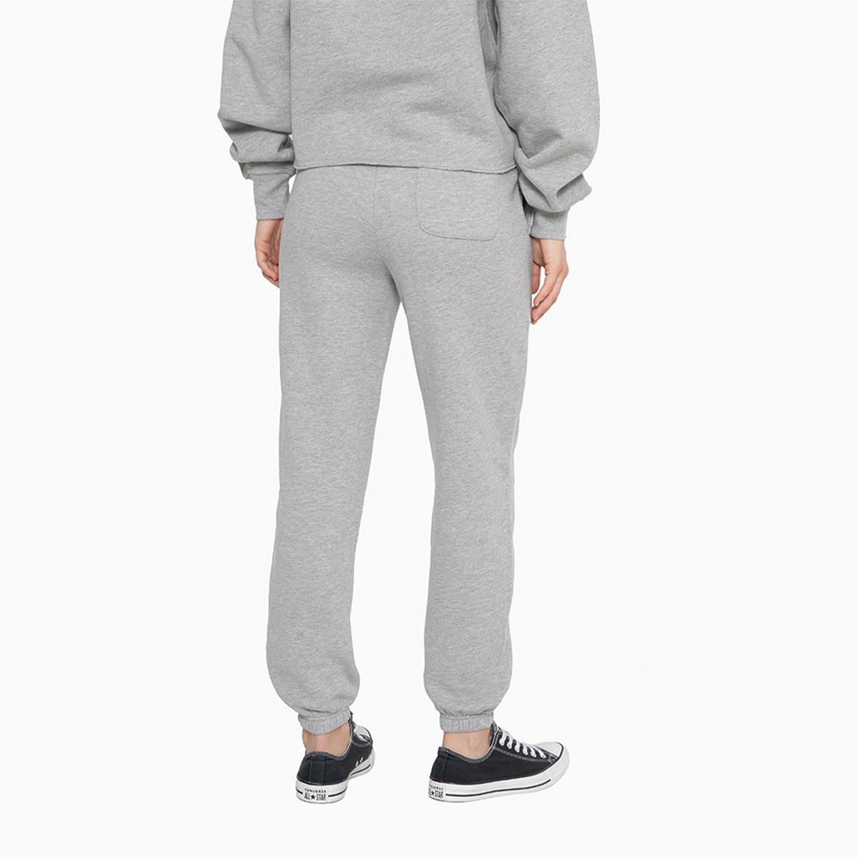 CONVERSE - Pantalón Converse Basic Mujer Gris