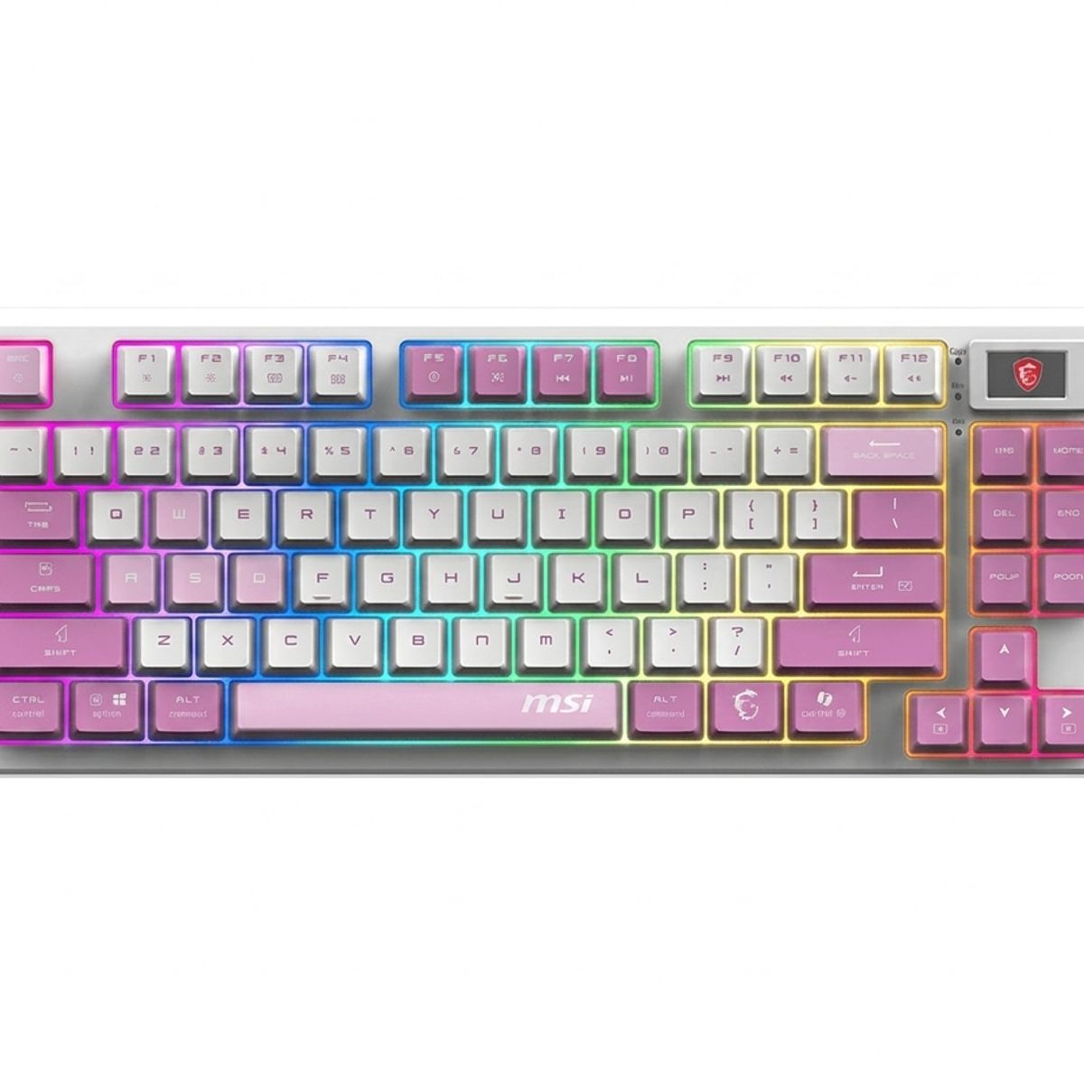 MSI - Teclado Mecanico MSI Forge GK600 TKL Wireless y Bluetooth