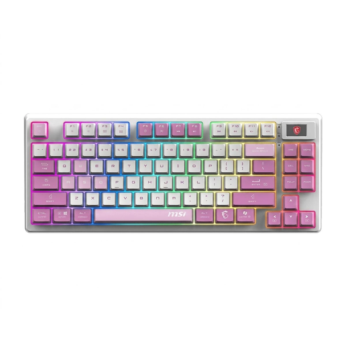 MSI - Teclado Mecanico MSI Forge GK600 TKL Wireless y Bluetooth
