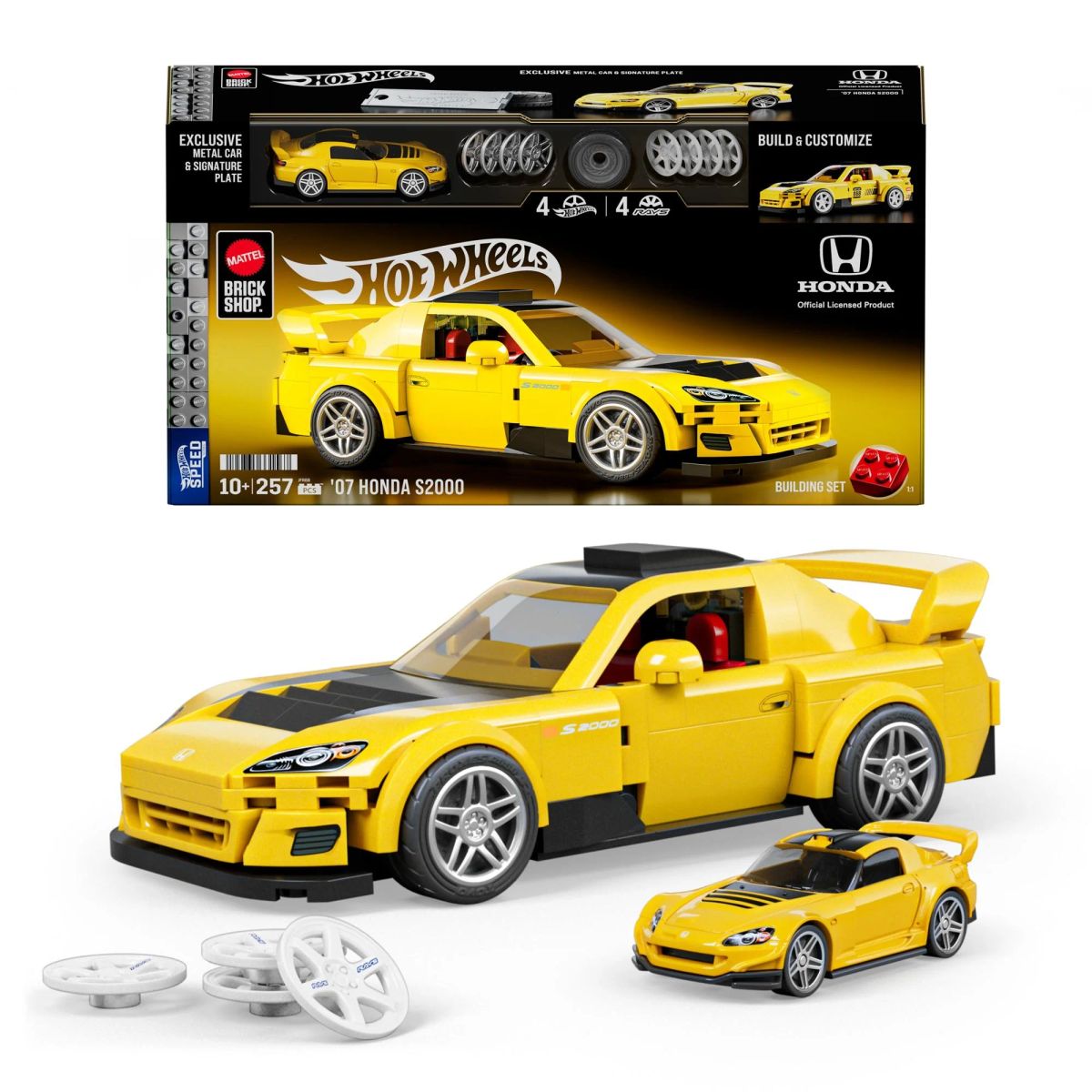 MATTEL - BRICK SHOP SPEED '07 HONDA S2000