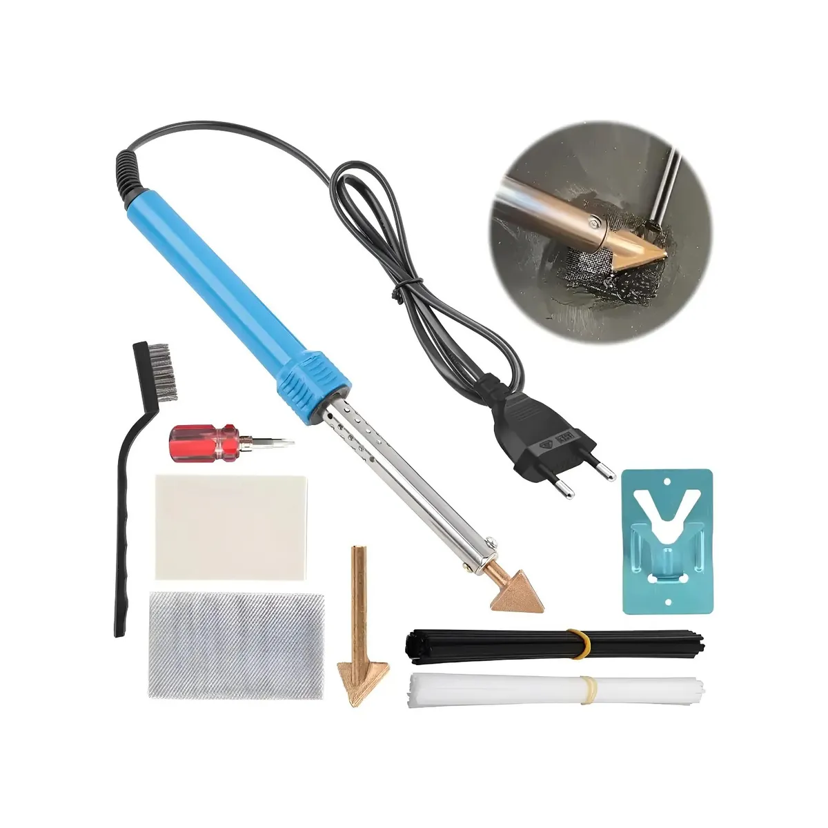 GENERICO - Kit De Soldadura De Plástico Malla Metálica Portátil soldador Labg