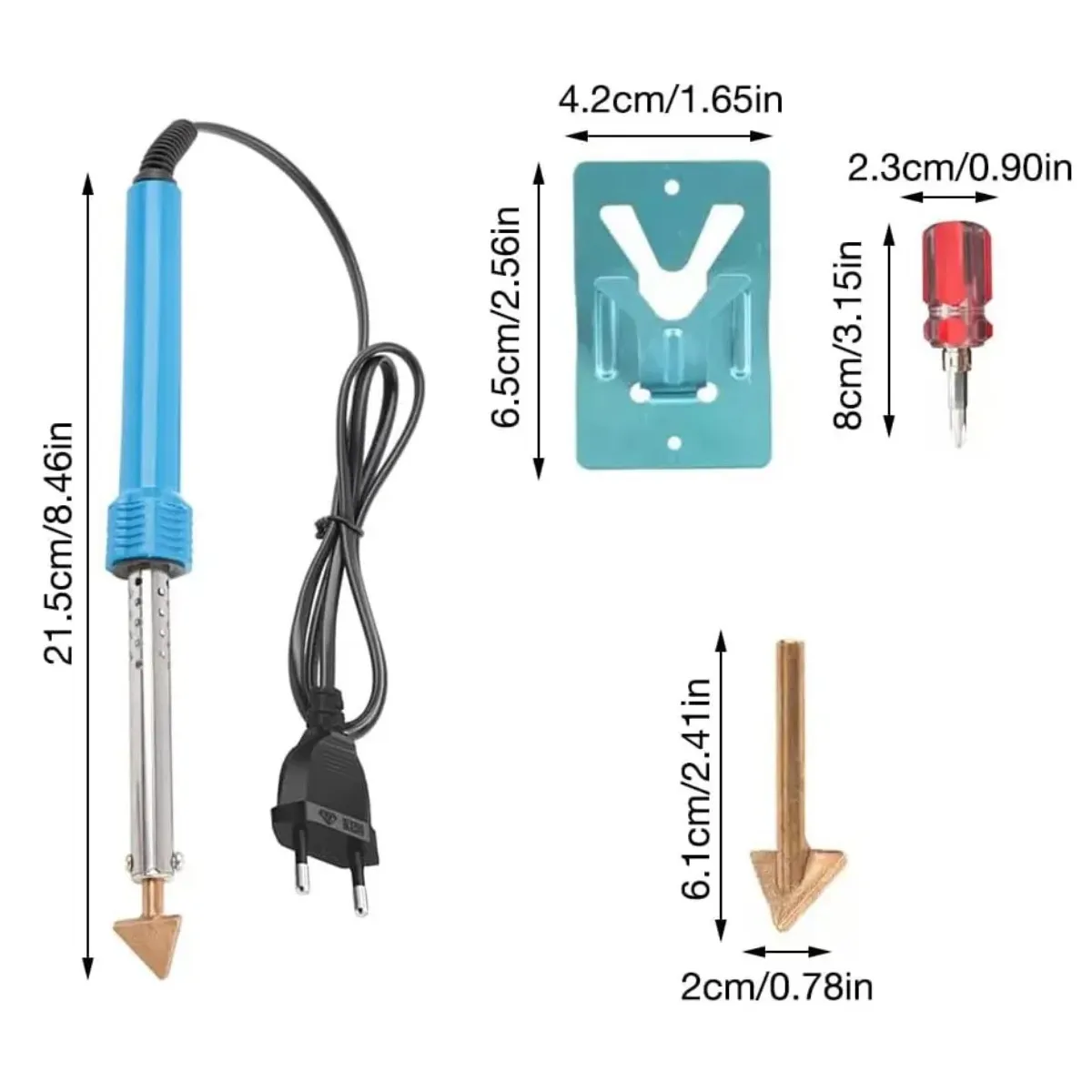 GENERICO - Kit De Soldadura De Plástico Malla Metálica Portátil soldador Labg