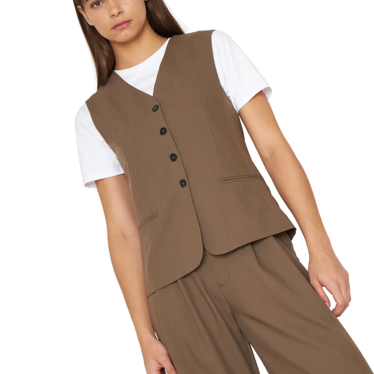 JACINTA TIENDA - Vest Alex café Jacinta Tienda