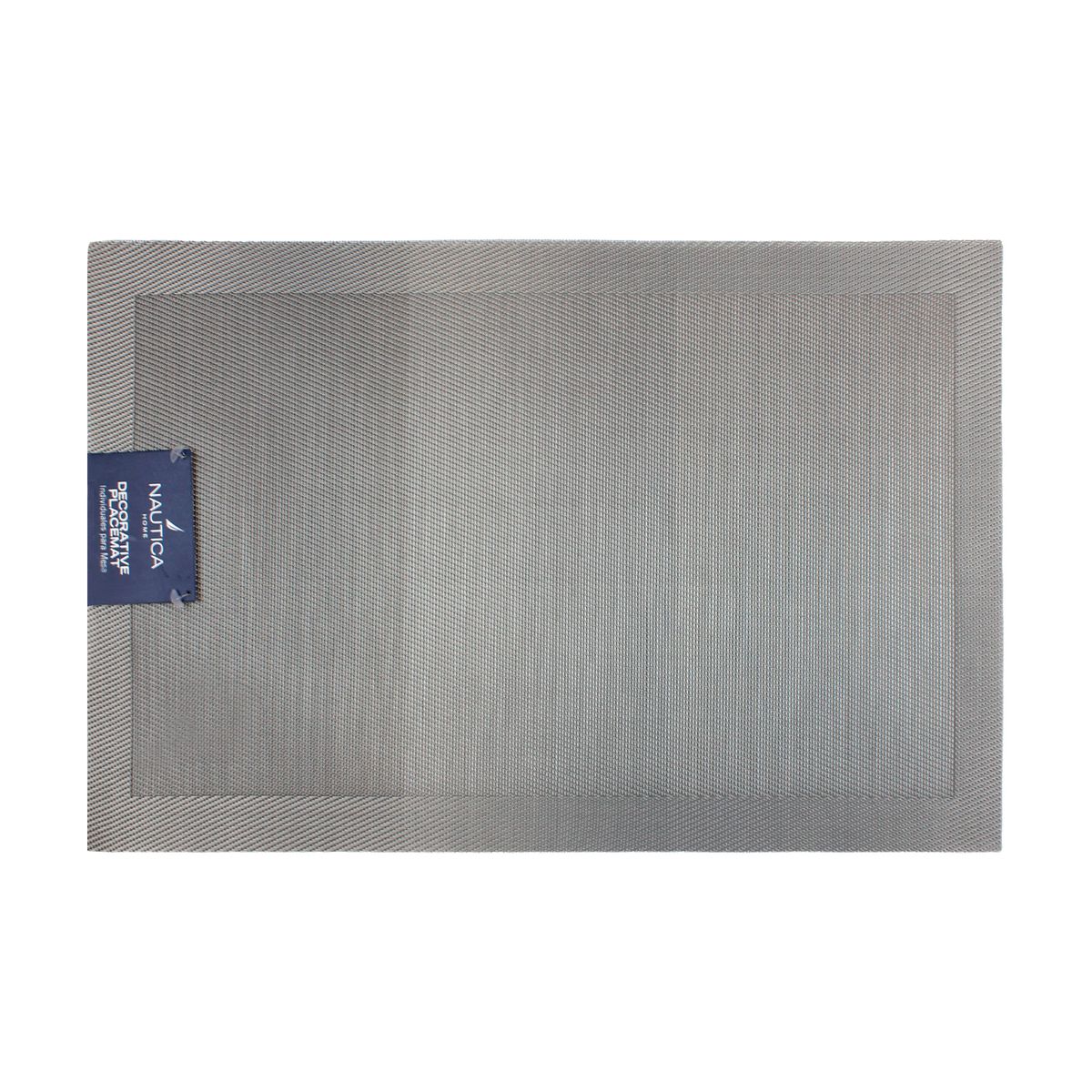 NAUTICA - Pack 6 Individuales de mesa Nautica Home 45x30cm degrade gris