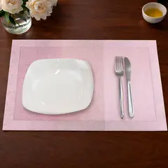 NAUTICA - Pack 6 Individuales de mesa Home 45x30cm degrade rosa