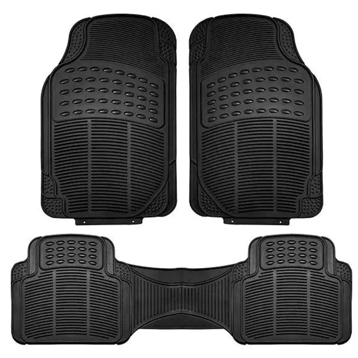 GENERICO - Alfombra Piso de Goma Para Auto Universal Camello