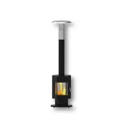 KALTEMP - Estufa Calefactor a Pellet Woody 20 - 20m2 Terraza