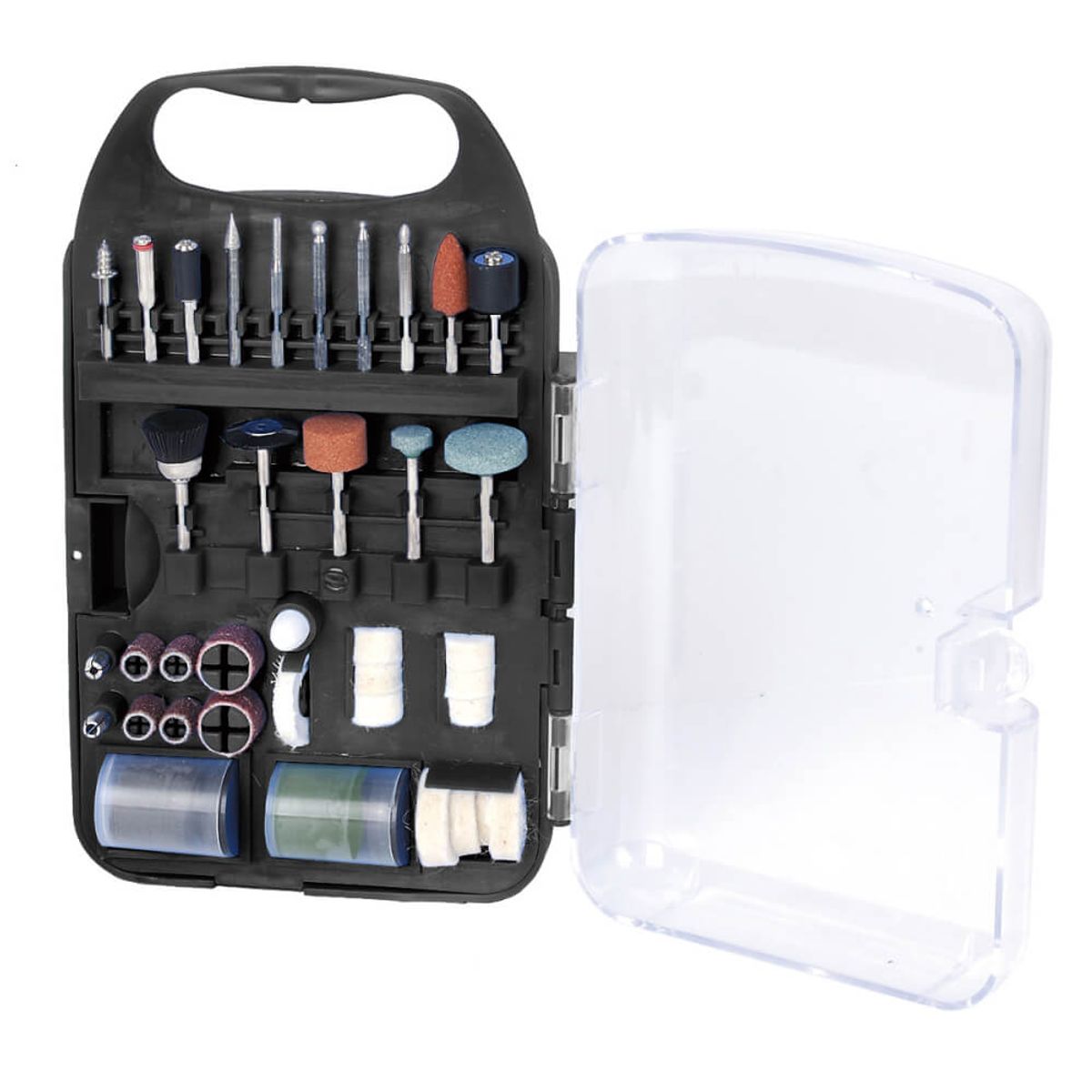 TACTIX - SET DE ACCESORIOS PARA HERRAMIENTAS ROTATIVAS 72PZS TACTIX