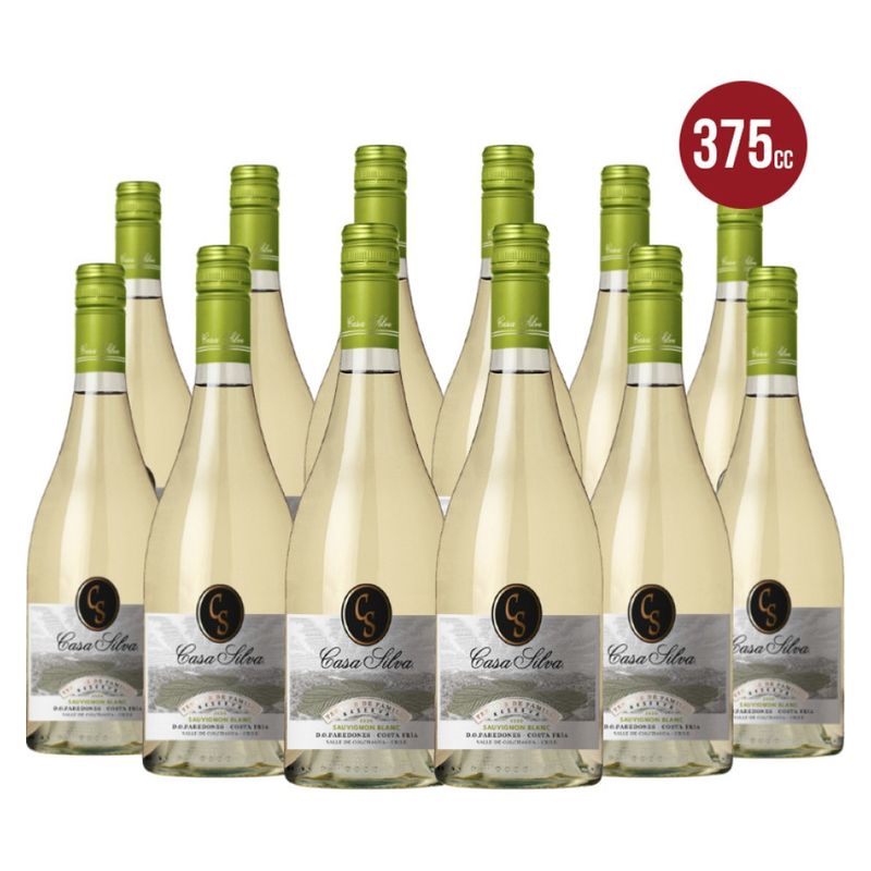 CASA SILVA - 12 vinos Casa Silva Terroir de F Sauvignon B 375cc