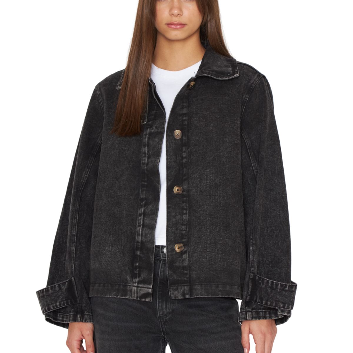 JACINTA TIENDA - Chaqueta Denim Olivia negra Jacinta Tienda