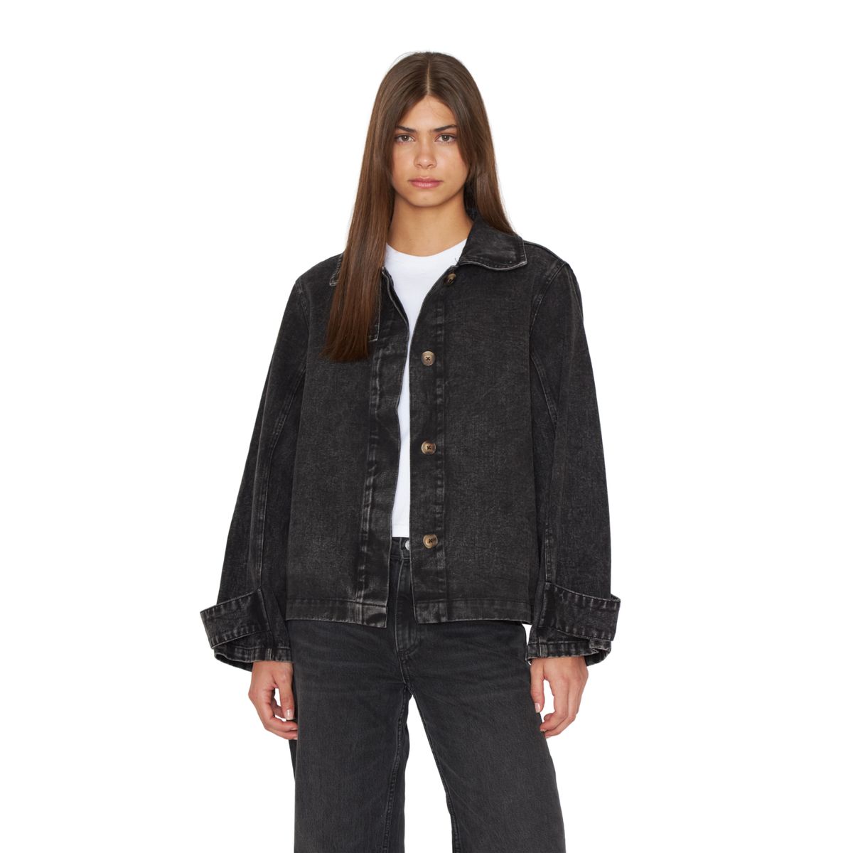 JACINTA TIENDA - Chaqueta Denim Olivia negra Jacinta Tienda