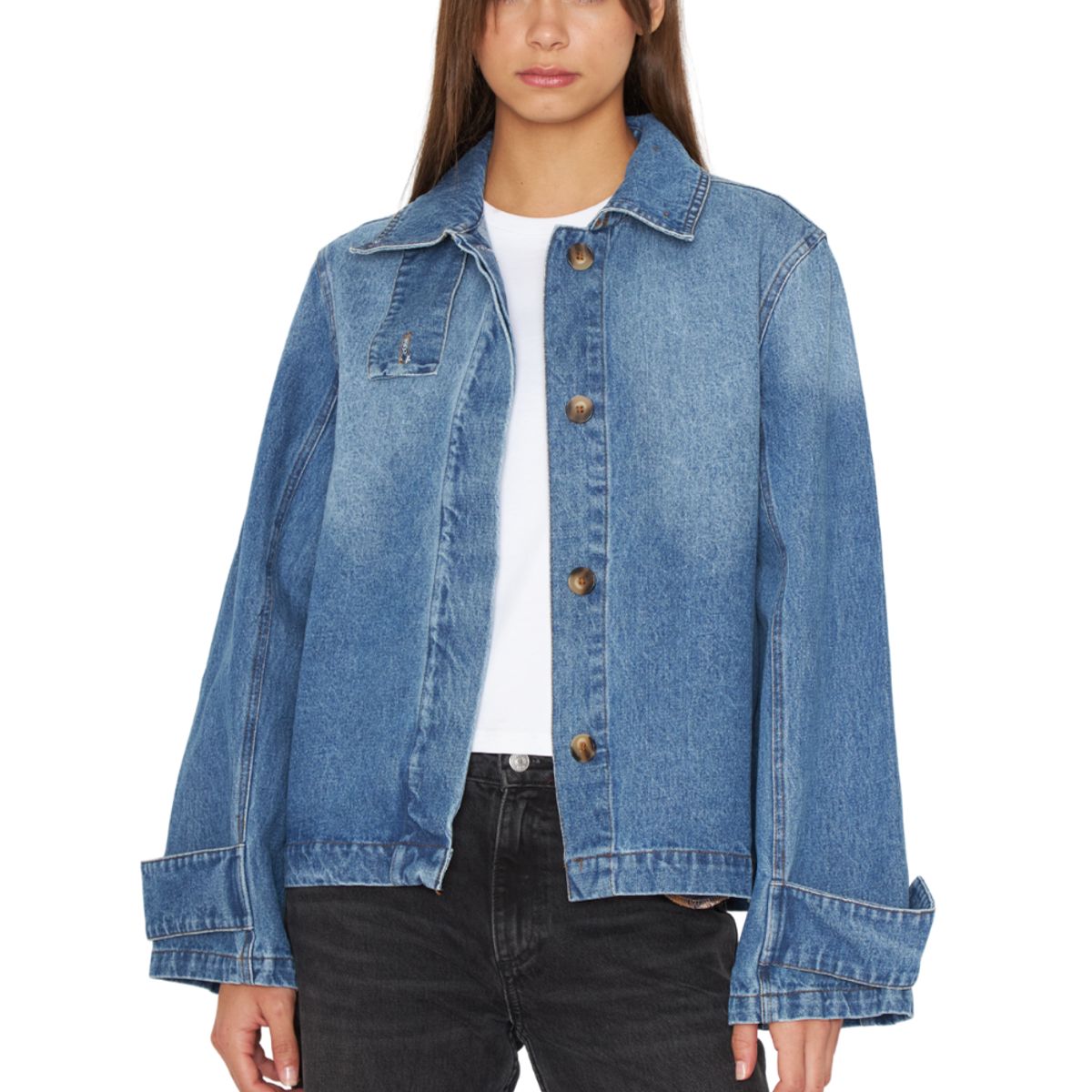 JACINTA TIENDA - Chaqueta Denim Olivia azul Jacinta Tienda