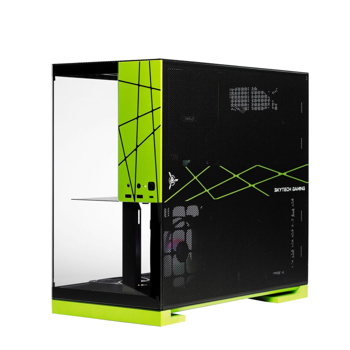SKYTECH - Desktop Gamer Skytech Viper Green Skytech AMD Ryzen 7 5700 16GB RAM RTX 3050 6GB