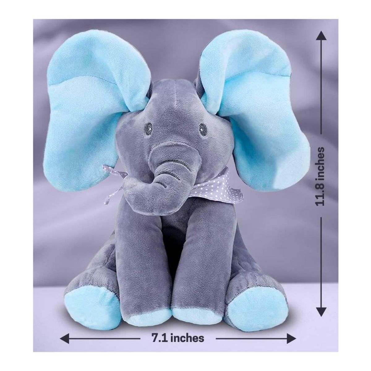 GENERICO - Peluche Músical Sensorial Elefante De Estimulación
