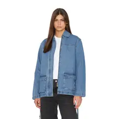 JACINTA TIENDA - Chaqueta Denim Pola azul