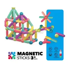 GENERICO - Juguete Set Bloques Construcción Magnéticos Niños 64 Pzas