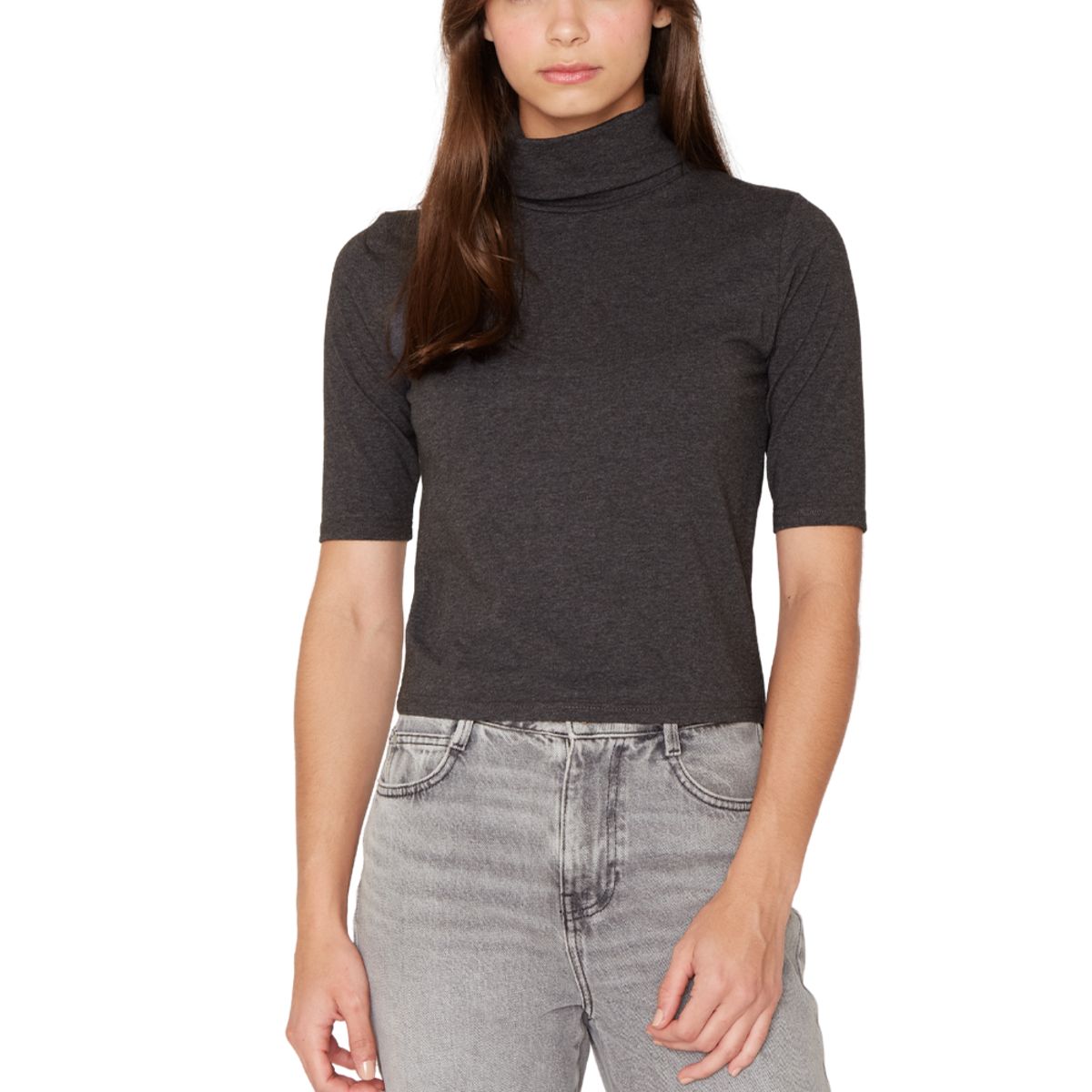 JACINTA TIENDA - Polera Consu III gris oscuro Jacinta Tienda