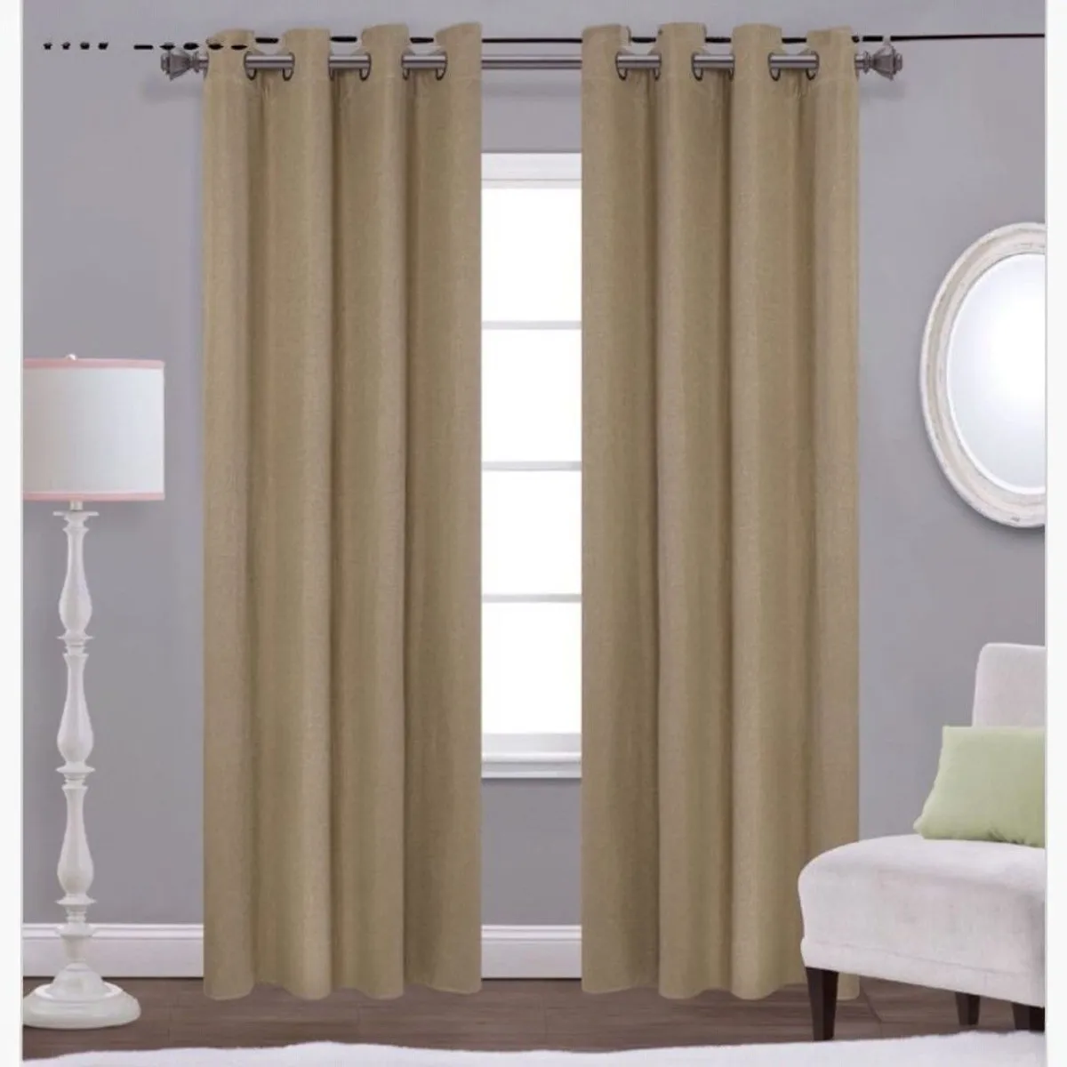 GENERICO - Cortinas blackout pack 2 Panos 140x230