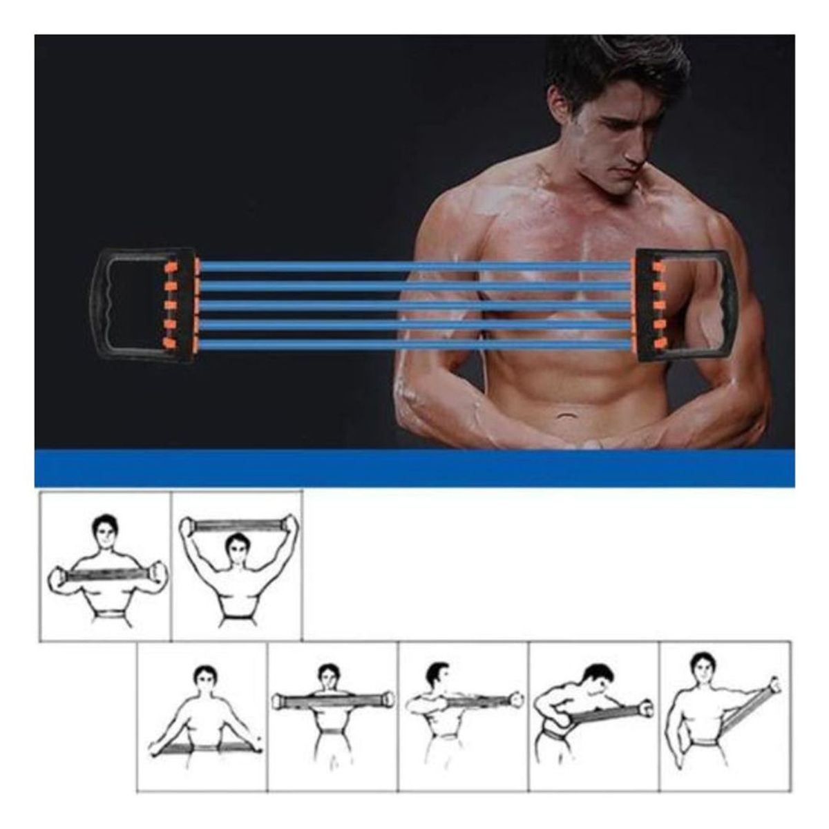 GENERICO - Power Resistance Home Gym Extreme Bandas De Resistencia