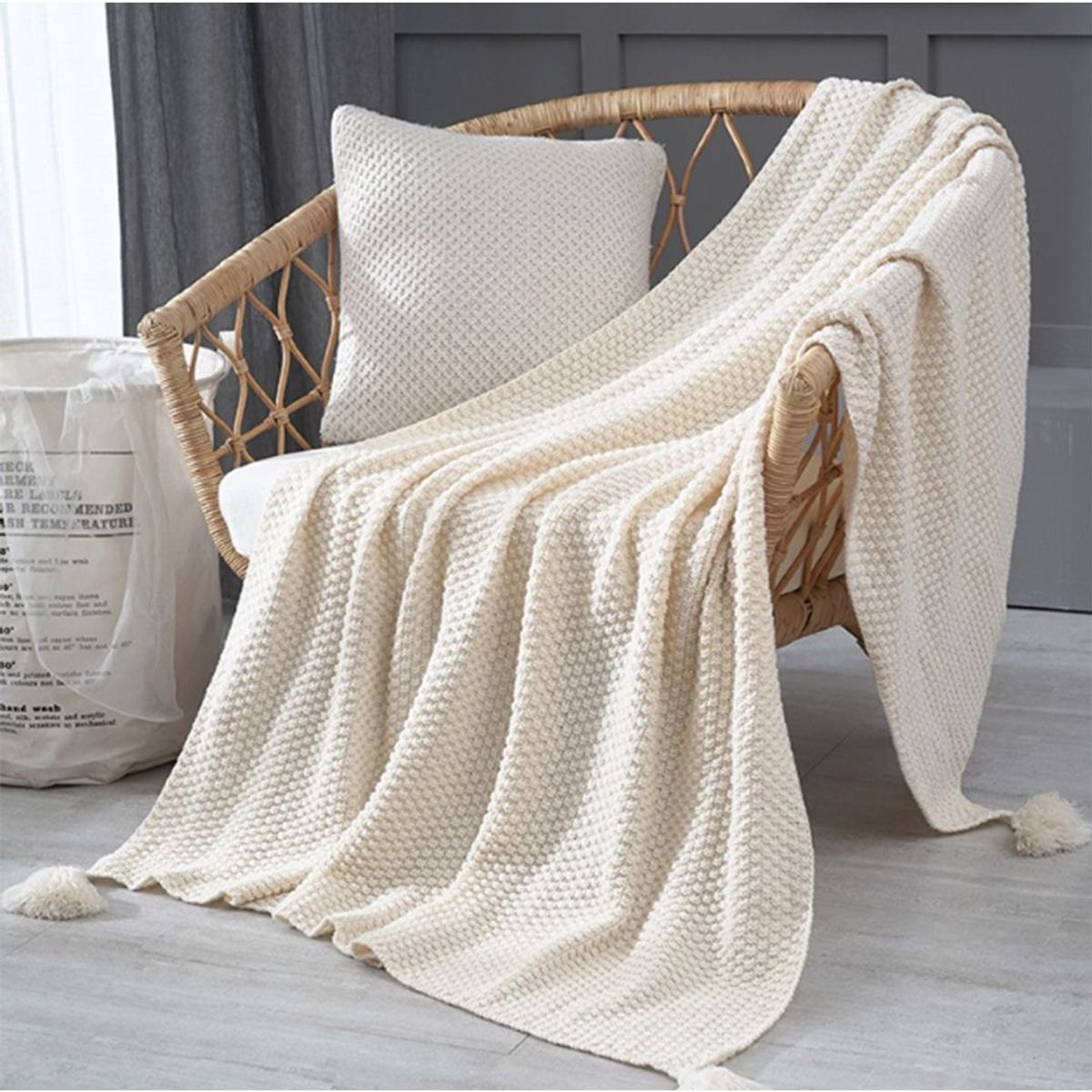 GENERICO - Manta Para Sofa Estilo Boho Chip