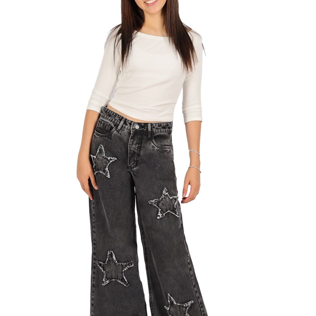 DIVINO JEANS - Jeans Iris III Negro Divino Teen