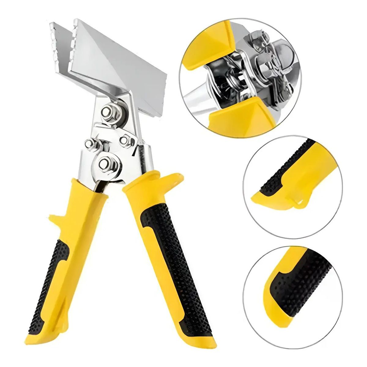 GENERICO - Alicate 15cm Pinza Dobladora Lámina Chapa Metal Metalcon Labg