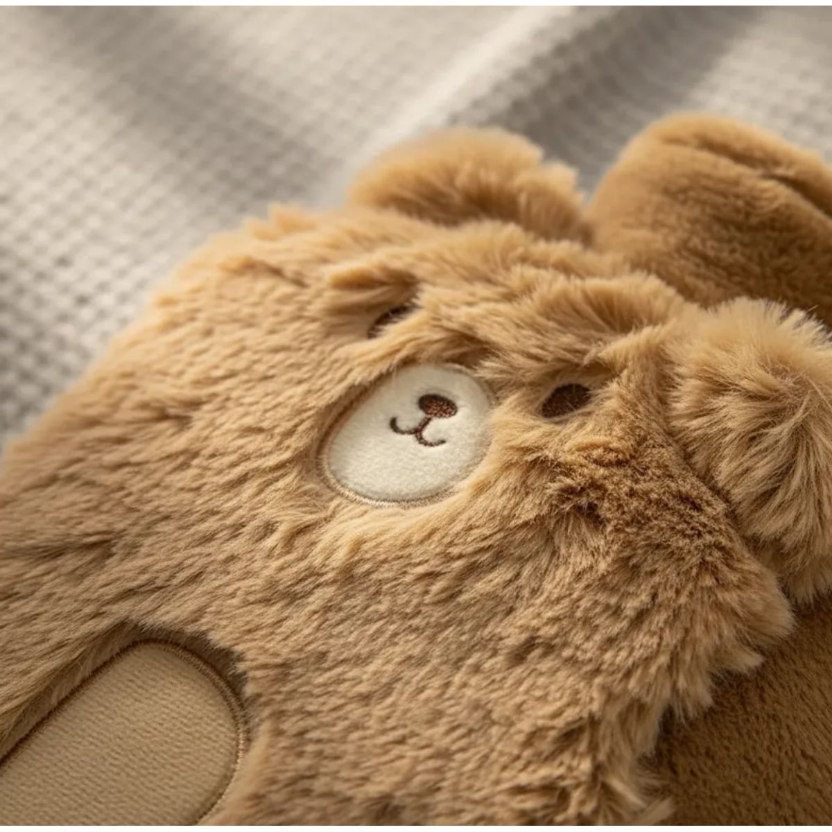 GENERICO - Guatero de peluche kawaii con bolsillo para calentar manos