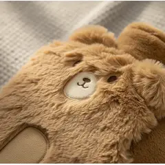 GENERICO - Guatero de peluche kawaii con bolsillo para calentar manos
