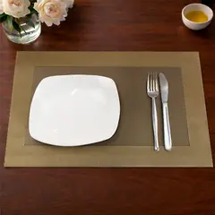 NAUTICA - Pack 4 Individuales de mesa Home 45x30cm dorado