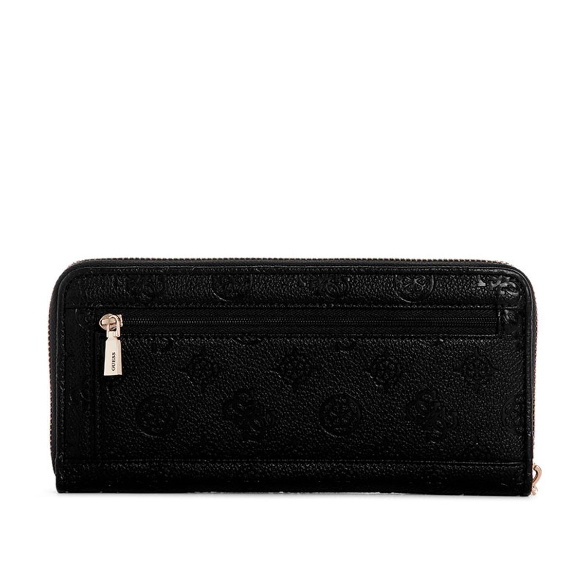 GUESS - Billetera Anise Slg Large Zip Around Negro