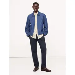 BANANA REPUBLIC - Pantalón Hombre Slim Italian Stretch Chino Azul