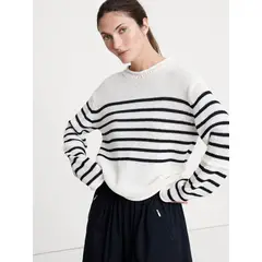 BANANA REPUBLIC - Sweater Mujer Algodón Roll Neck Azul