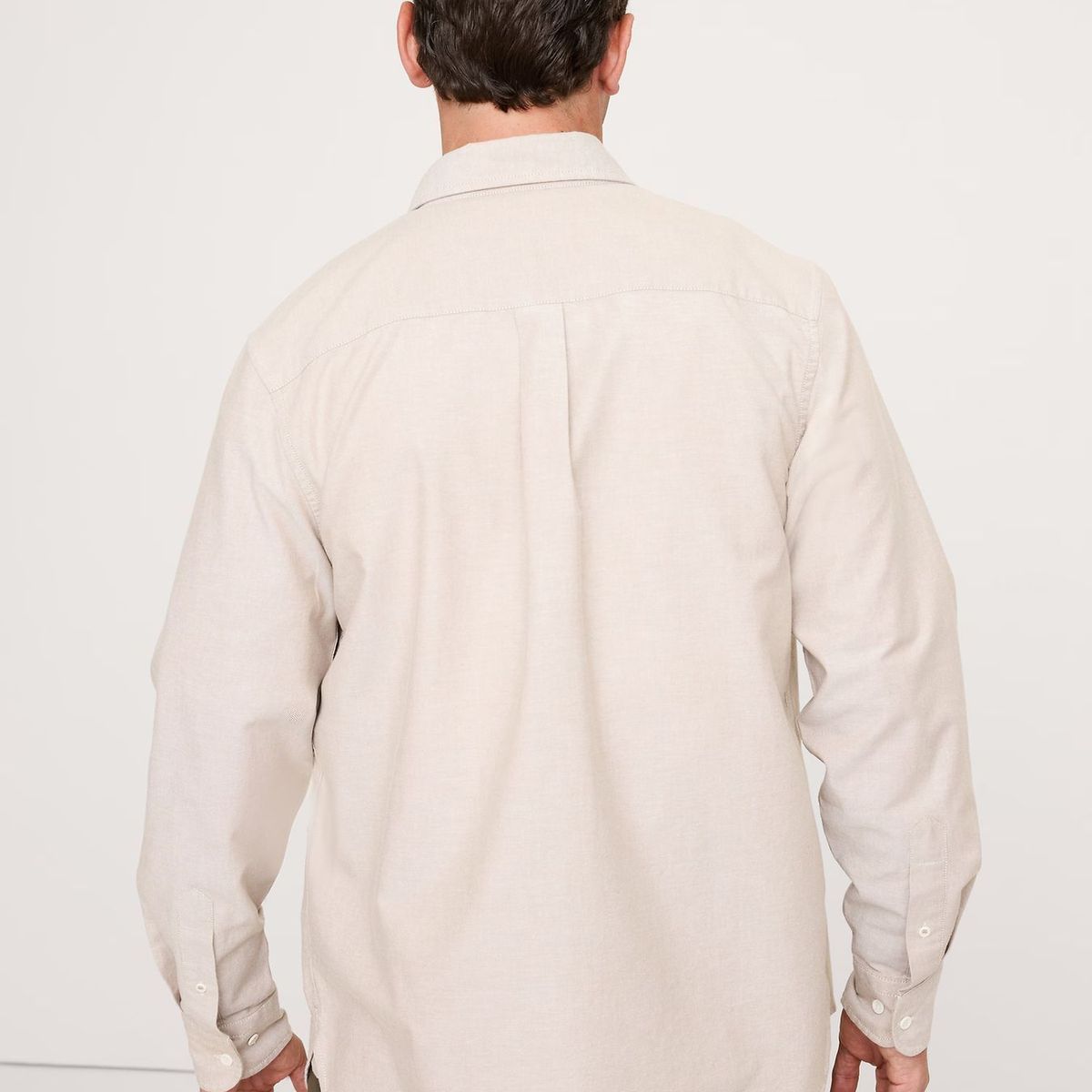 BANANA REPUBLIC - Camisa Hombre Banana Republic Untucked Oxford Blanco