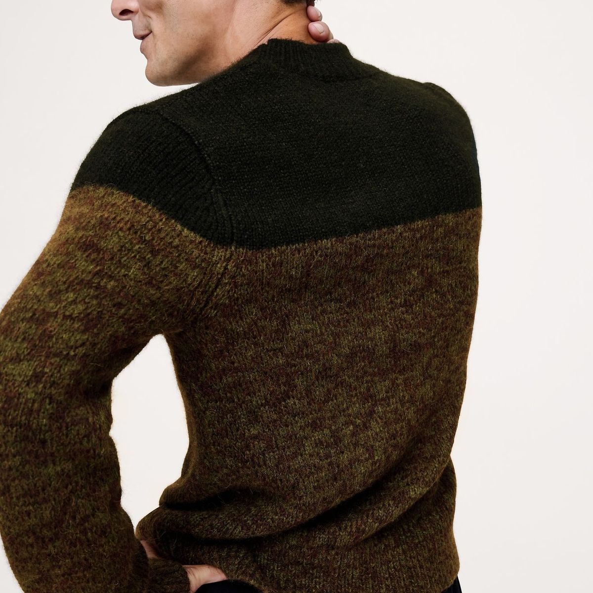 BANANA REPUBLIC - Sweater Hombre Banana Republic Alpaca Blend Verde