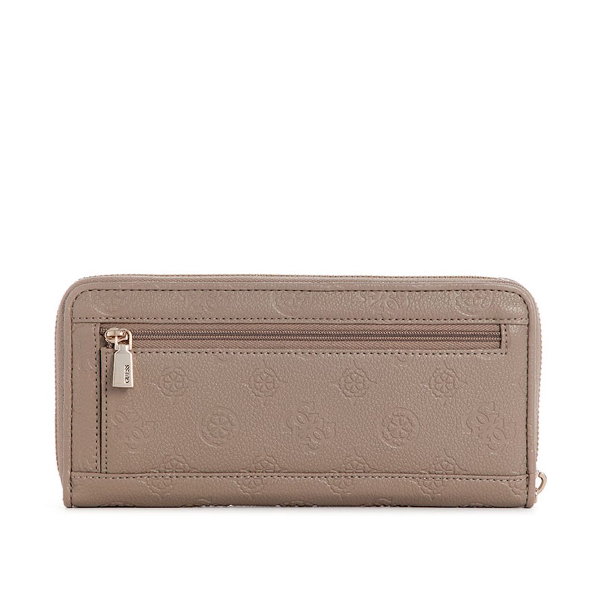 GUESS - Billetera Anise Slg Large Zip Around Café