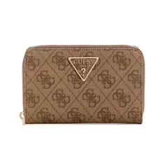 GUESS - Billetera Laurel Ii Slg Med Zip Around Café