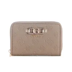 GUESS - Billetera Anise Slg Medium Zip Around Café