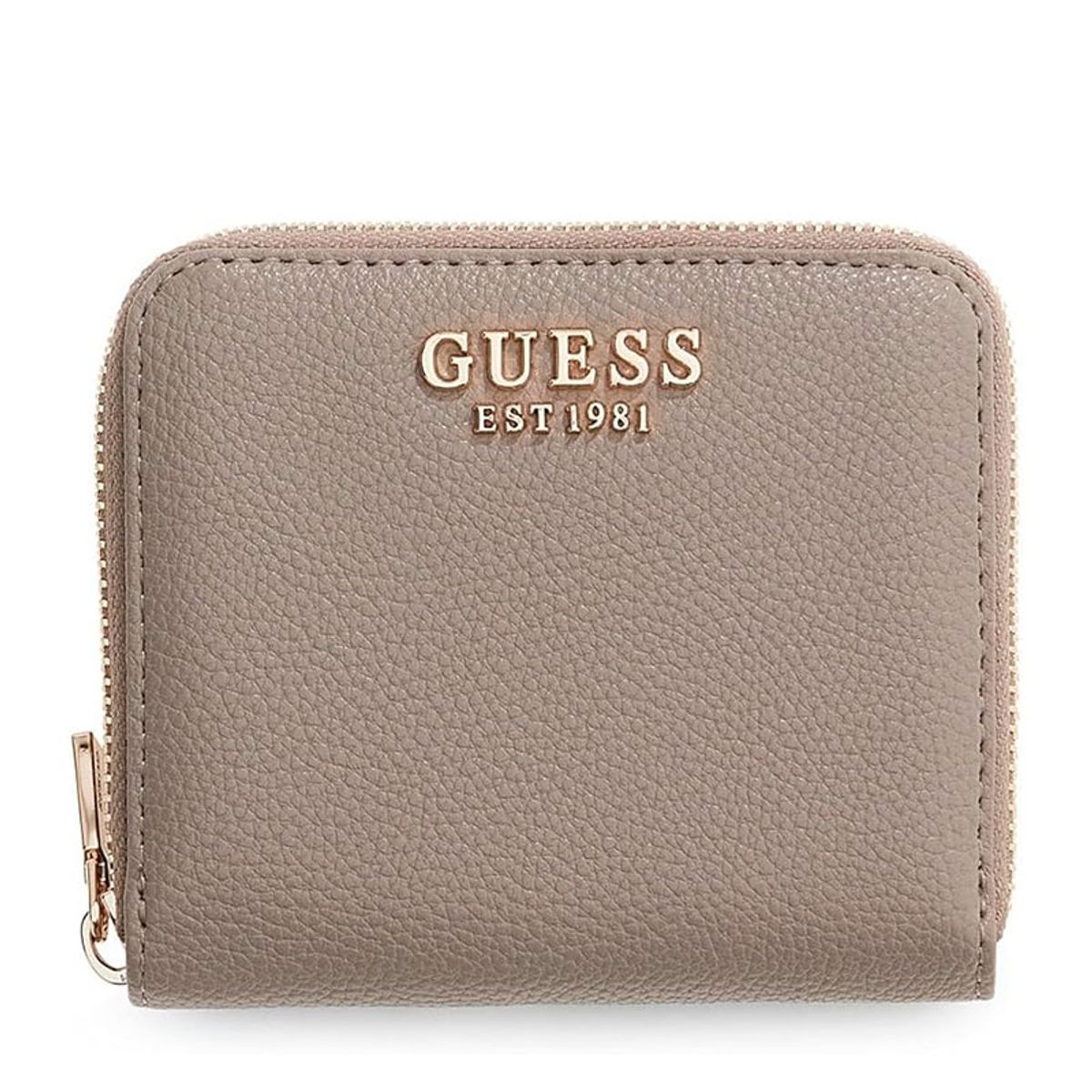 GUESS - Billetera Laurel Ii Slg Small Zip Around Gris Oscuro