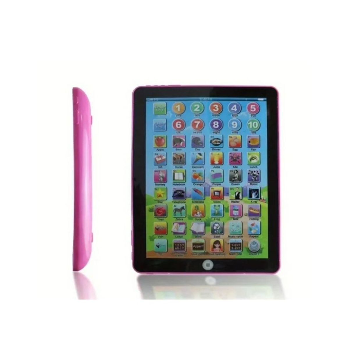 GENERICO - Tableta Para Niños Tablet Didáctico Rosada