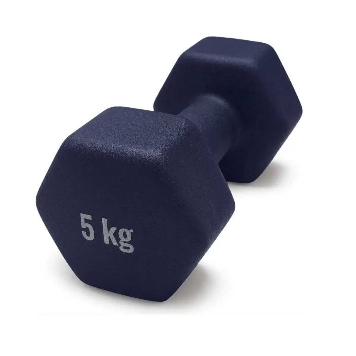 BLU FIT - Mancuerna Blu Fit Neopreno 5 Kg