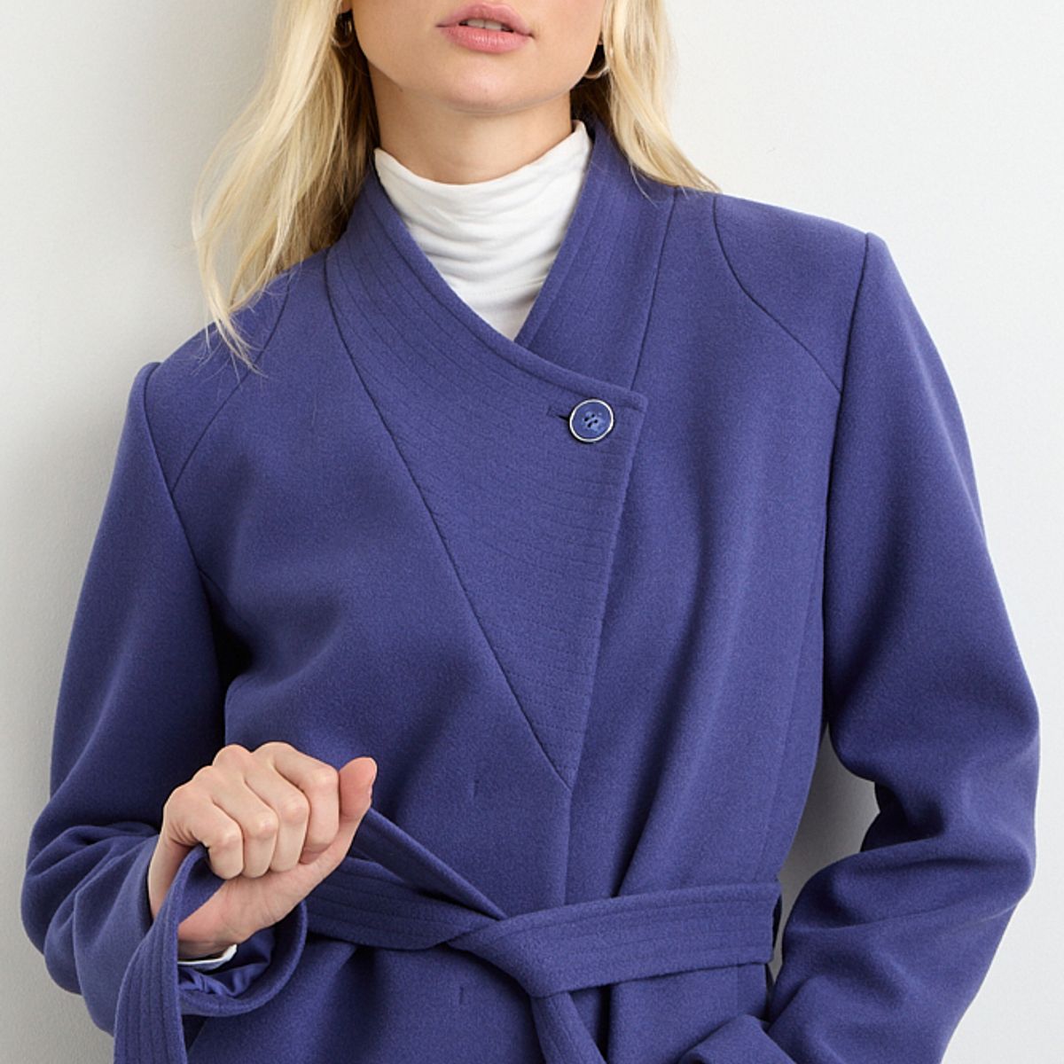 ASH - Chaqueton Liso Mujer Azul Ash