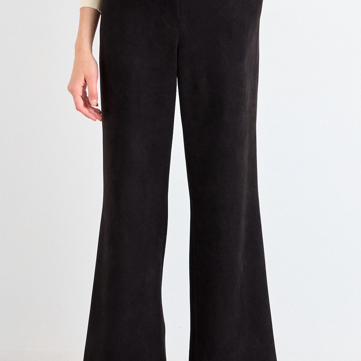 IO - Pantalon Liso Mujer Negro Io