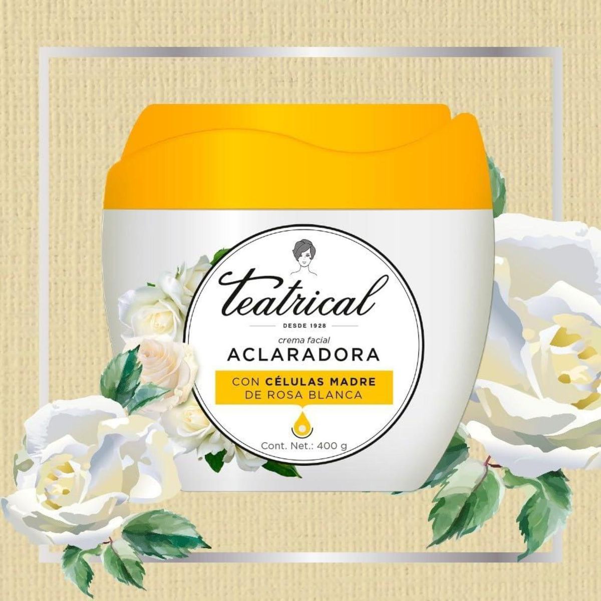 TEATRICAL - Teatrical Crema Facial Aclaradora 400 G