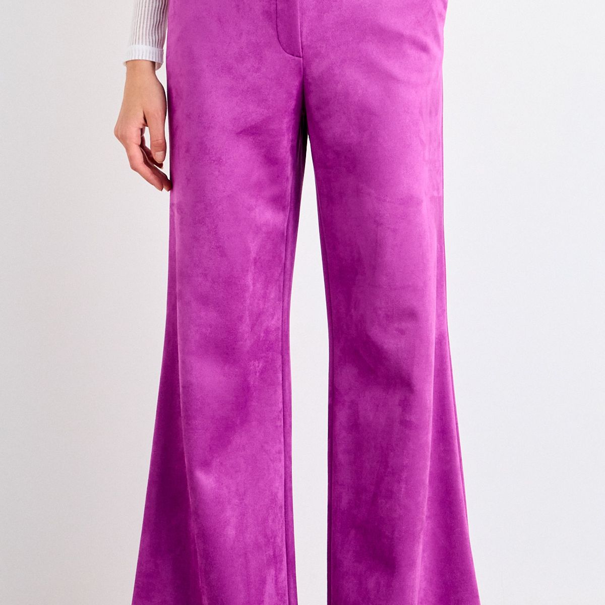 IO - Pantalon Liso Mujer Fucsia Io