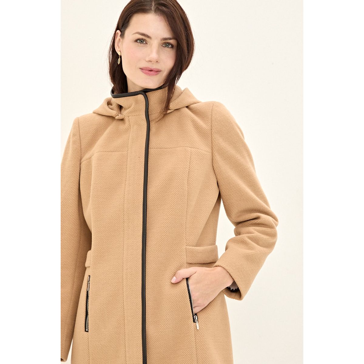 MA GRIFFE - Chaqueton Mujer Café Magriffe
