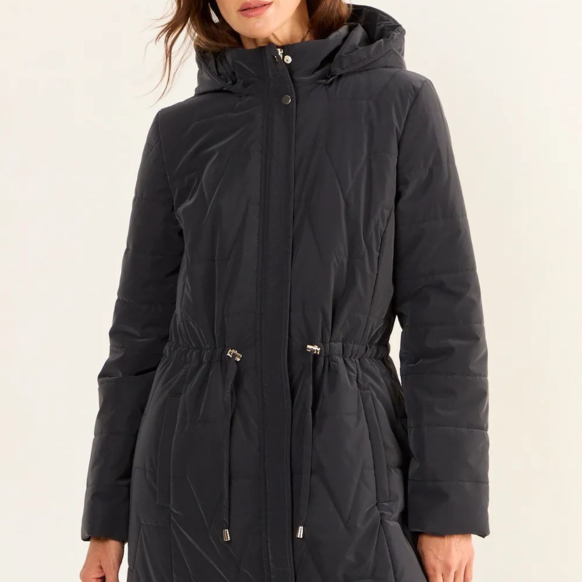 MA GRIFFE - Parka Lisa Mujer Negro Magriffe