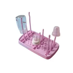 GENERICO - Escurridor De Biberones Organizador Plegable Rosa